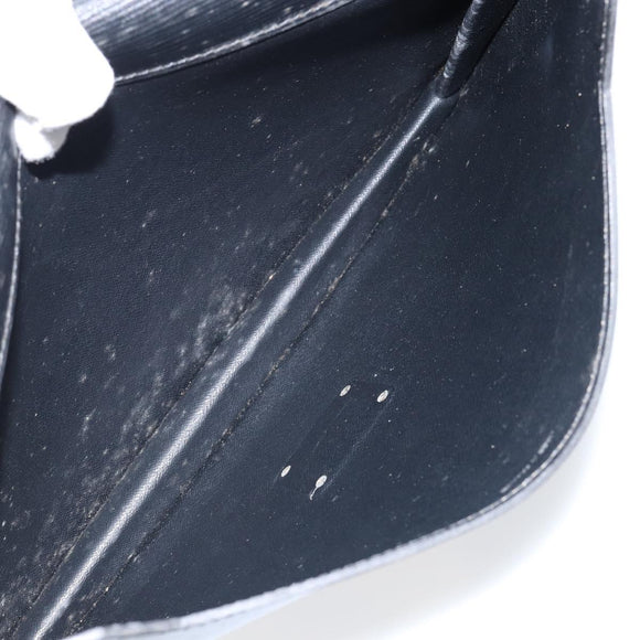 LOUIS VUITTON Epi Porte Documents Senateur Briefcase Black M54452 LV Auth th6385