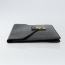 LOUIS VUITTON Epi Porte Documents Senateur Briefcase Black M54452 LV Auth th6385-4