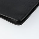LOUIS VUITTON Epi Porte Documents Senateur Briefcase Black M54452 LV Auth th6385-14
