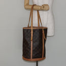 LOUIS VUITTON Monogram Bucket GM Shoulder Bag M42236 LV Auth th6386-24