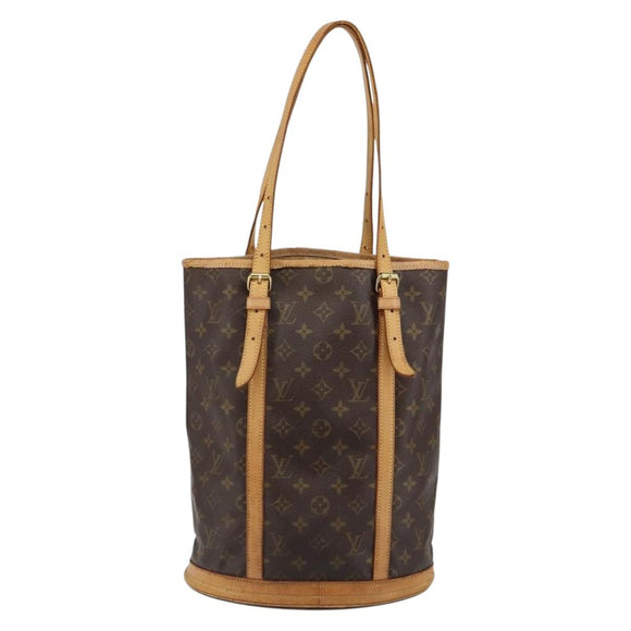 LOUIS VUITTON Monogram Bucket GM Shoulder Bag M42236 LV Auth th6386