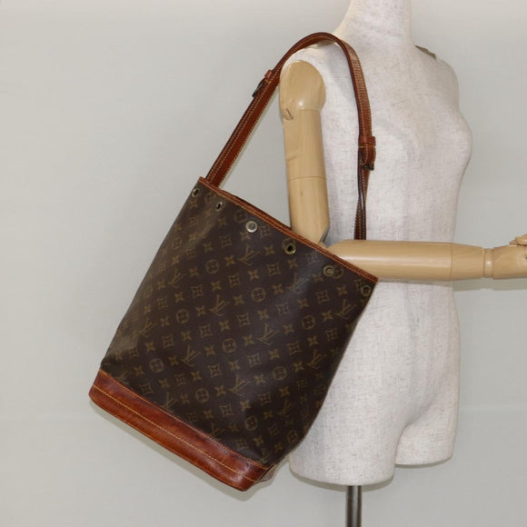LOUIS VUITTON Monogram Noe Shoulder Bag M42224 LV Auth th6388