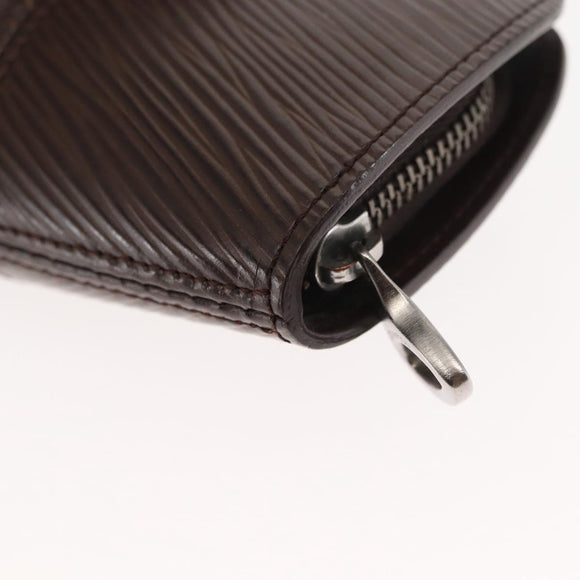 LOUIS VUITTON Epi PortefeuilleZ Coin Purse Brown M6344D LV Auth th6390