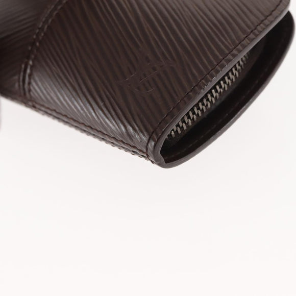 LOUIS VUITTON Epi PortefeuilleZ Coin Purse Brown M6344D LV Auth th6390