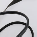 FENDI Pecan Canvas Boston Bag PVC 2way Black Brown gold Auth th6392-15