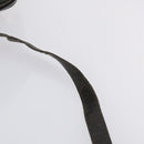 FENDI Pecan Canvas Boston Bag PVC 2way Black Brown gold Auth th6392-14