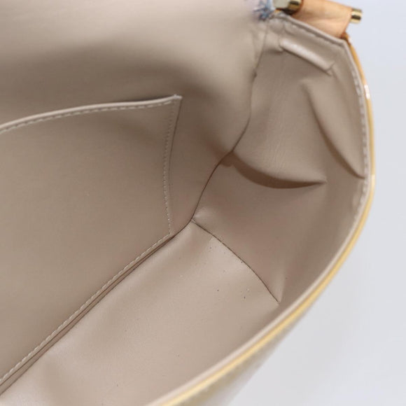 LOUIS VUITTON Monogram Vernis Thompson Street Bag Gris M91008 LV Auth th6397