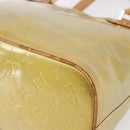 LOUIS VUITTON Monogram Vernis Houston Hand Bag Gris M91053 LV Auth th6399-15