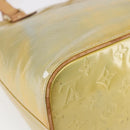 LOUIS VUITTON Monogram Vernis Houston Hand Bag Gris M91053 LV Auth th6399-16