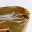 LOUIS VUITTON Monogram Vernis Houston Hand Bag Gris M91053 LV Auth th6399-17