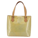 LOUIS VUITTON Monogram Vernis Houston Hand Bag Gris M91053 LV Auth th6399-13