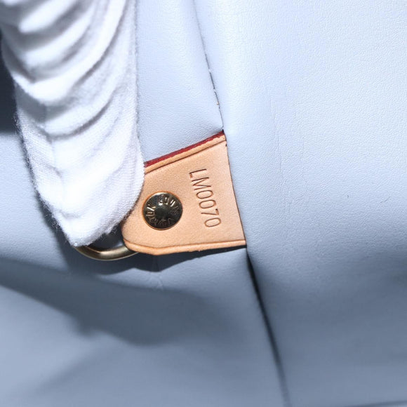 LOUIS VUITTON Monogram Vernis Houston Hand Bag Gris M91053 LV Auth th6399