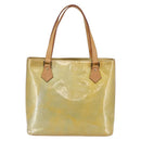 LOUIS VUITTON Monogram Vernis Houston Hand Bag Gris M91053 LV Auth th6399-2