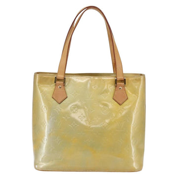 LOUIS VUITTON Monogram Vernis Houston Hand Bag Gris M91053 LV Auth th6399 - 0