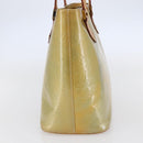 LOUIS VUITTON Monogram Vernis Houston Hand Bag Gris M91053 LV Auth th6399-4