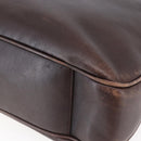 GUCCI Bamboo Shoulder Bag Leather 2way Brown Auth th6404-9