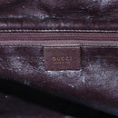 GUCCI Bamboo Shoulder Bag Leather 2way Brown Auth th6404-19