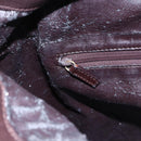 GUCCI Bamboo Shoulder Bag Leather 2way Brown Auth th6404-20