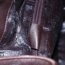 GUCCI Bamboo Shoulder Bag Leather 2way Brown Auth th6404-12