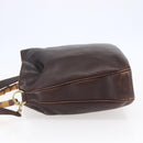 GUCCI Bamboo Shoulder Bag Leather 2way Brown Auth th6404-3
