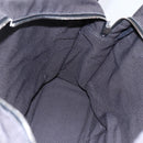 HERMES Her Line MM Hand Bag Canvas Gray Auth th6407-16