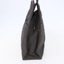 HERMES Her Line MM Hand Bag Canvas Gray Auth th6407-5