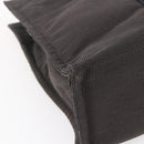 HERMES Her Line MM Hand Bag Canvas Gray Auth th6408-17