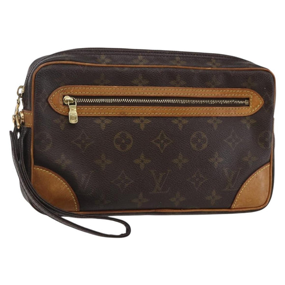 LOUIS VUITTON Monogram Marly Dragonne GM Clutch Bag M51825 LV Auth th6410