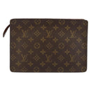 LOUIS VUITTON Monogram Pochette Homme Clutch Bag M51795 LV Auth th6411-2
