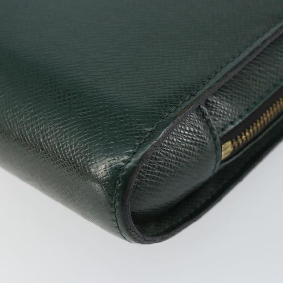 LOUIS VUITTON Taiga Baikal Clutch Bag Epicea M30184 LV Auth th6412