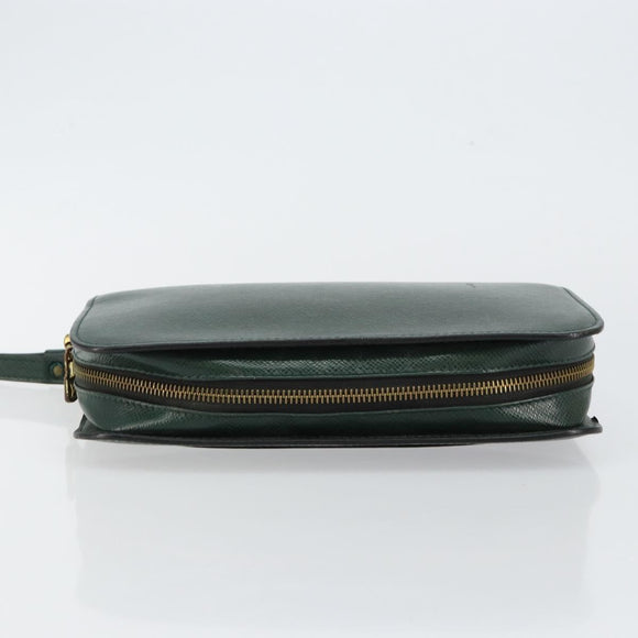 LOUIS VUITTON Taiga Baikal Clutch Bag Epicea M30184 LV Auth th6412