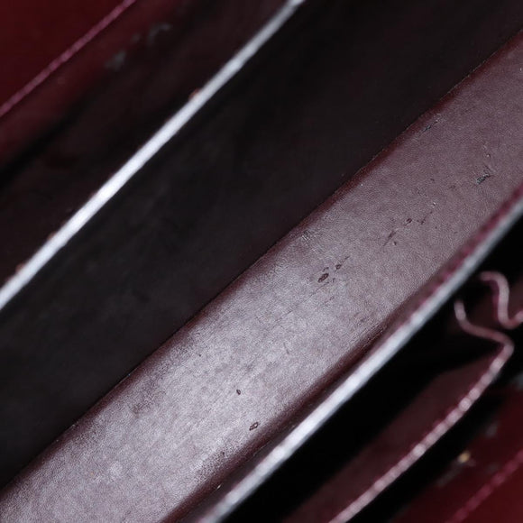 LOUIS VUITTON Taiga Leather Ural Briefcase Acajou M30026 LV Auth th6414