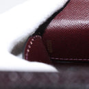 LOUIS VUITTON Taiga Leather Ural Briefcase Acajou M30026 LV Auth th6414-12