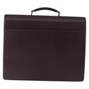 LOUIS VUITTON Taiga Leather Ural Briefcase Acajou M30026 LV Auth th6414-2