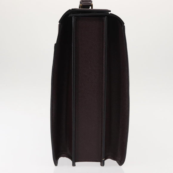 LOUIS VUITTON Taiga Leather Ural Briefcase Acajou M30026 LV Auth th6414