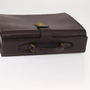 LOUIS VUITTON Taiga Leather Ural Briefcase Acajou M30026 LV Auth th6414-6
