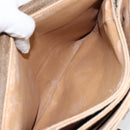 GUCCI GG PLUS Canvas Shoulder Bag PVC Leather Beige Auth th6415-22