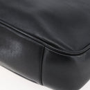 GUCCI Bamboo Shoulder Bag Leather 2way Black Auth th6418-12