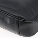 GUCCI Bamboo Shoulder Bag Leather 2way Black Auth th6418-14