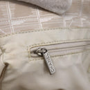 CHANEL New travel line Tote Bag Nylon Beige CC Auth th6420-18