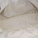 CHANEL New travel line Tote Bag Nylon Beige CC Auth th6420-10