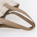 CHANEL New travel line Tote Bag Nylon Beige CC Auth th6420-7