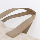 CHANEL New travel line Tote Bag Nylon Beige CC Auth th6420-8