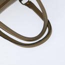 FENDI Zucchino Canvas Boston Bag Coated Canvas Vintage Brown Gold Auth th6422-7