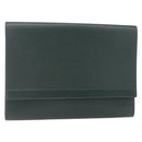 LOUIS VUITTON Taiga Leather Clutch Bag Epicea MI0924 LV Auth th6424-1
