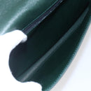 LOUIS VUITTON Taiga Leather Clutch Bag Epicea MI0924 LV Auth th6424-8