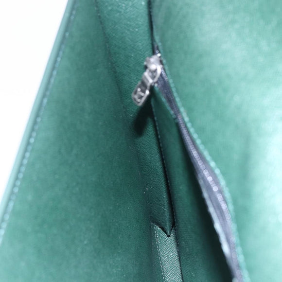 LOUIS VUITTON Taiga Leather Clutch Bag Epicea MI0924 LV Auth th6424