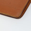 LOUIS VUITTON Epi Pochette Homme Clutch Bag Brown M52528 LV Auth th6427-16