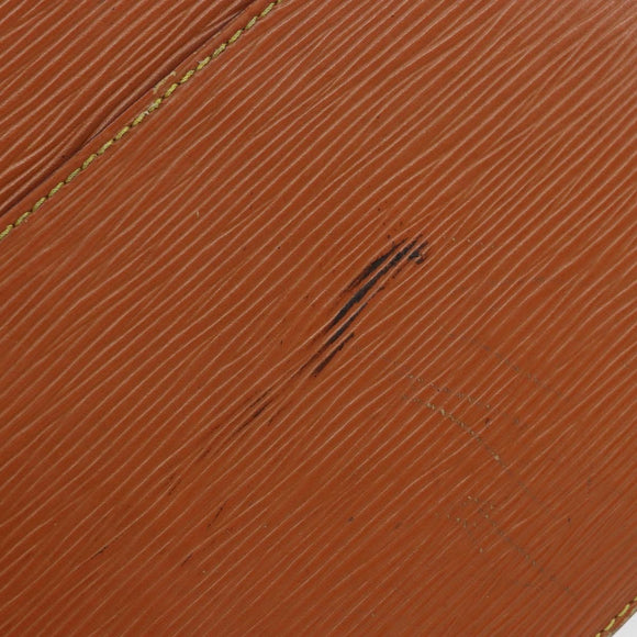 LOUIS VUITTON Epi Pochette Homme Clutch Bag Brown M52528 LV Auth th6427