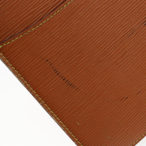 LOUIS VUITTON Epi Pochette Homme Clutch Bag Brown M52528 LV Auth th6427